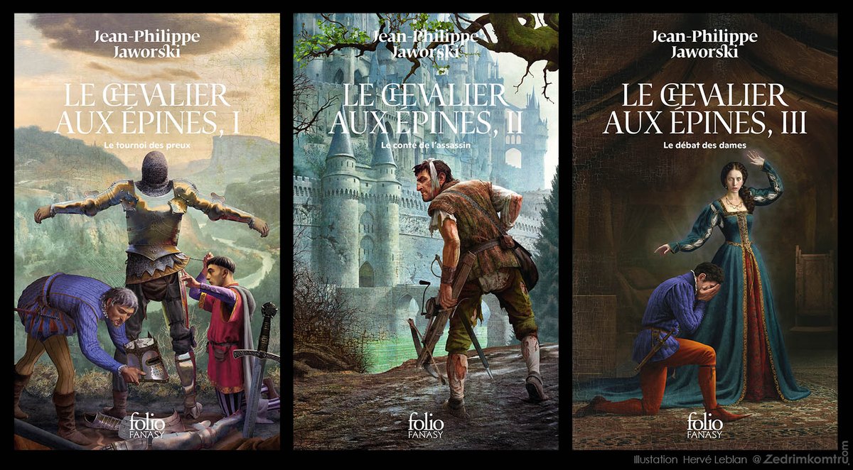 HerveLeblan's tweet photo. La trilogie !
#gallimard #fantasy #roman #conte #peinture #moyenage #chevalerie #illustration #gagnerlaguerre #jeanphilippejaworski #litterature #medieval #livre https://t.co/oOK428XhQ2
