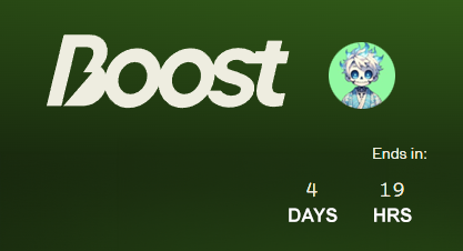 Last 4 days to farm $BOOST for <a href="/AlphabotApp/">Alphabot</a>
airdrop!!! 
Maybe I'll also be lucky enough to get the ⚡️ reply from the team!