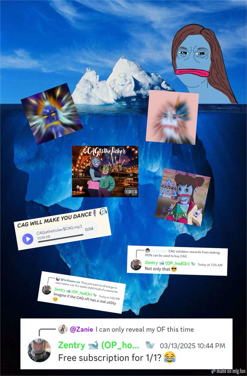 $CAG is brewing SOMETHING massive on <a href="/Ronin_Network/">Ronin</a>. 

An NFT collection shrouded in secrecy. No official drop yet, but whispers from the team leaked these cryptic digits: 3,333,333 / 3,333 / 33 / 6 / 583 / 4 / 1. A code? A countdown? A hidden roadmap? The community’s buzzing