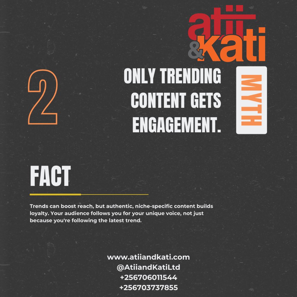 Always remember that people choose to follow content that is relevant to them
📍Call +256703737855 or +256706011544 for an appointment
📍atiiandkati.com
<a href="/CIPR_Global/">Chartered Institute of Public Relations</a>