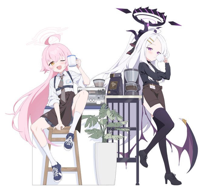 空崎ヒナ(ブルアカ) ホシノ(ブルーアーカイブ)」の画像/イラスト 空崎ヒナ(ブルアカ) ホシノ(ブルーアーカイブ)」の画像/イラスト
