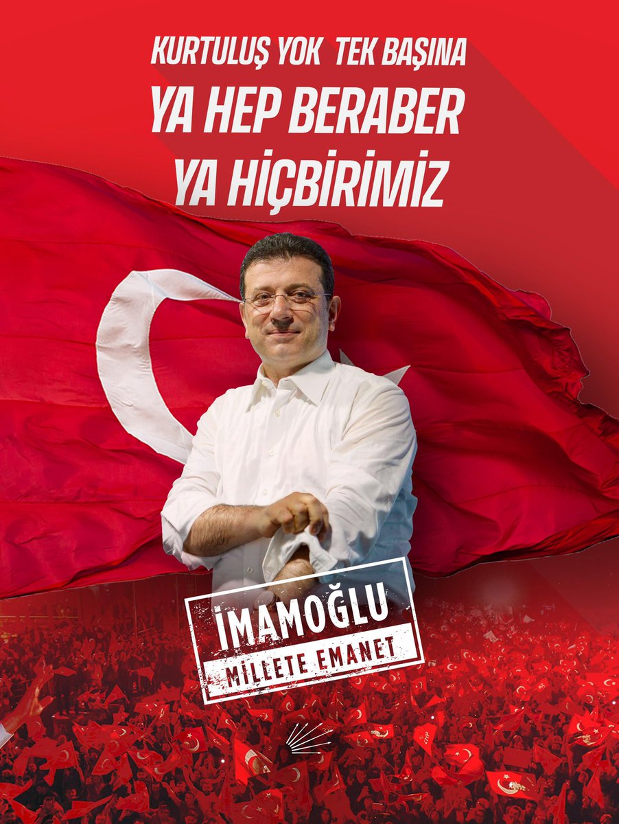 Bu süreçte bukalemun olmaya özen gösterenleri unutmayacağız. Bizim içimizde gözüküp #imamoğlu için kafasında soru işareti olup kendine göre pozisyon alanlar bu partinin hafızası çok hafife alıyorsunuz.

Siyaset korkakların değil, cesurların işidir.