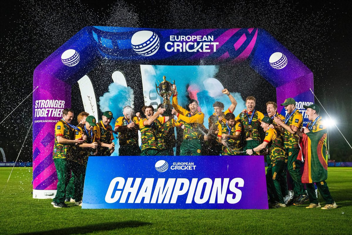 PenzanceCricket's tweet photo. Huge congratulations this morning to @FarmersCricket and our very own @Purchie101 who become @EuropeanCricket T10 champions last night 🏆🔥💪🏏 https://t.co/rQmVo7cCB7
