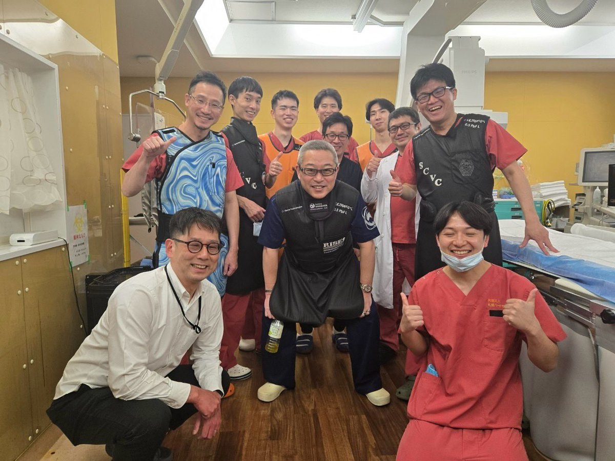 Shoichi Kuramitsu, MD, PhD, FACC, FSCAI (@skuramitsu0511) on Twitter photo IndiaLive2025へSCVCから鹿島先生のPCI live中継、無事に終了‼️皆様、お疲れ様でした👍
PCI live demonstration was succesfully broadcasted from SCVC to IndiaLive 2025. Dr. Kashima showed us his amazing Rotablator procedure as always.
<a href="/rotamonster/">ROTAMONSTER</a> <a href="/SCVC2023/">Sapporo Cardiovascular Clinic 札幌心臓血管クリニック</a> <a href="/scvc_kensa/">札幌心臓血管クリニック検査科</a> IndiaLive2025へSCVCから鹿島先生のPCI live中継、無事に終了‼️皆様、お疲れ様でした👍
PCI live demonstration was succesfully broadcasted from SCVC to IndiaLive 2025. Dr. Kashima showed us his amazing Rotablator procedure as always.
<a href="/rotamonster/">ROTAMONSTER</a> <a href="/SCVC2023/">Sapporo Cardiovascular Clinic 札幌心臓血管クリニック</a> <a href="/scvc_kensa/">札幌心臓血管クリニック検査科</a>