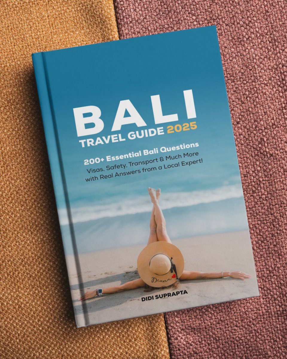 ikads's tweet photo. “Just finished writing a book about traveling to Bali—no fluff, no BS. Just straight-to-the-point, insider tips in a Question &amp; Answer format.

You’ll get answers to:
✅ The best time to visit (without crowds!)
✅ Hidden gems locals don’t want you to know
✅ And much more! https://t.co/qVHARTuuK9