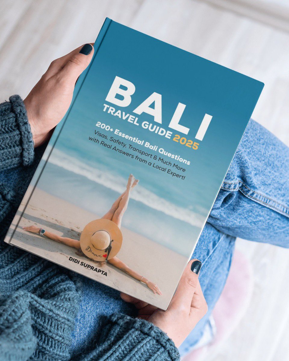 ikads's tweet photo. “Just finished writing a book about traveling to Bali—no fluff, no BS. Just straight-to-the-point, insider tips in a Question &amp; Answer format.

You’ll get answers to:
✅ The best time to visit (without crowds!)
✅ Hidden gems locals don’t want you to know
✅ And much more! https://t.co/qVHARTuuK9