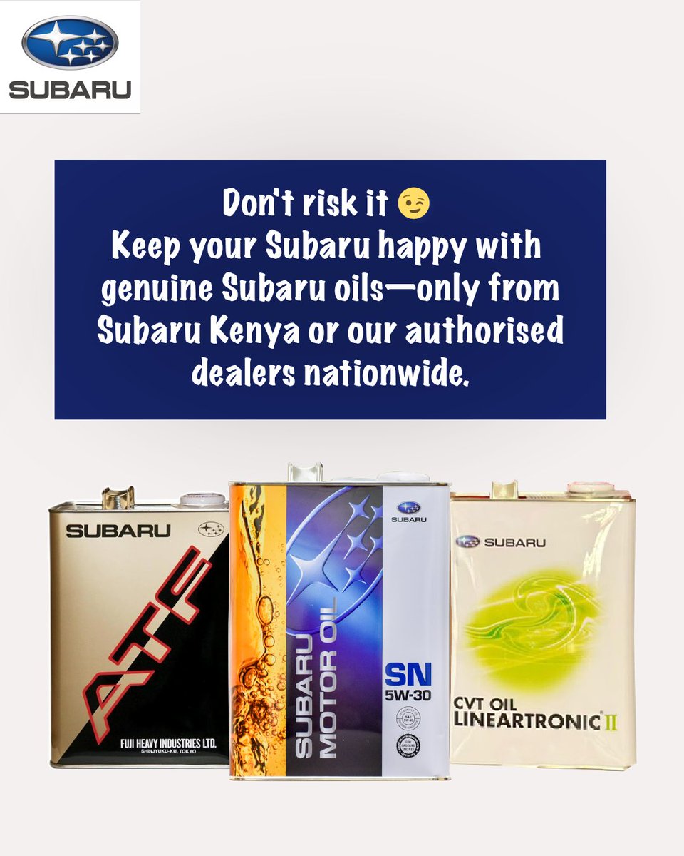 Subaru Kenya 🇰🇪 tweet media