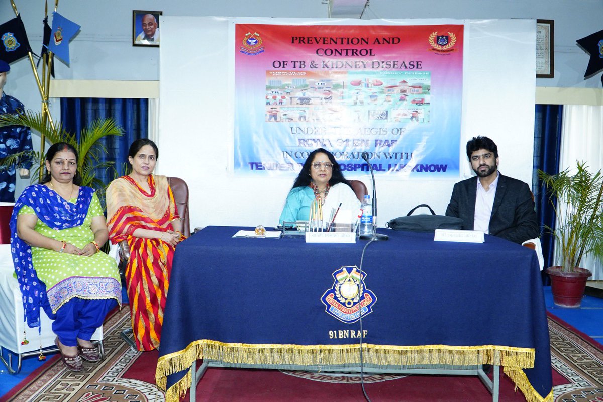 RCWA91BnRA5739's tweet photo. RCWA @91BN #RAF in collaboration with Tender Palm Hospital organized an awareness session on the prevention and control of TB and kidney diseases This initiative is a significant step towards promoting a healthy lifestyle and overall well-being #HealthAwareness #crpfindia . https://t.co/qz2vAfvrpY