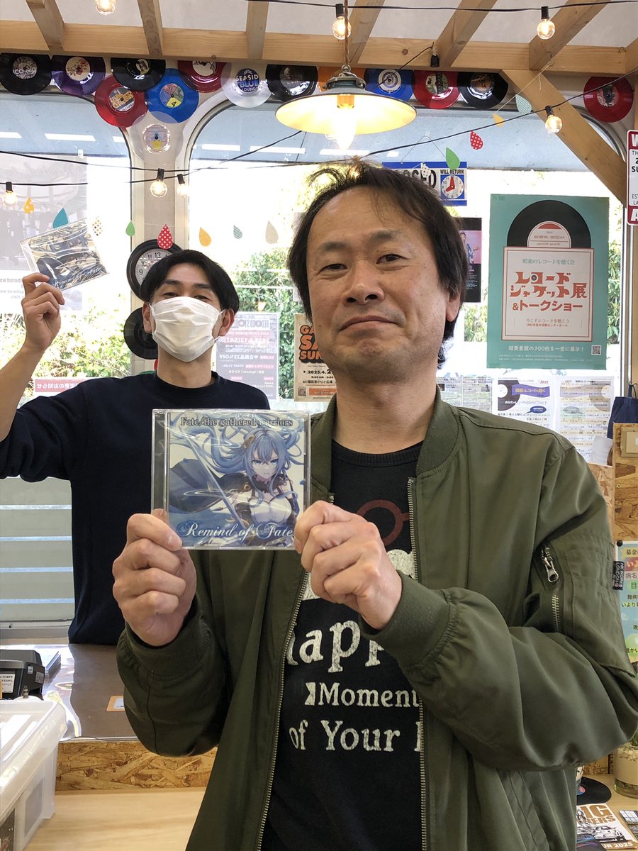 Remind_of_Fate's tweet photo. 浜松市植松町の
アビーロード浜松店さんに
CDを置かせていただきました。

アニソン系ハードロック
3曲入り　税込¥800-
1.Fate/the gathered warriors
2.Cry for the stars
3.蒼いかけら

お店には色々なジャンルの��コードやCDがそろっているので音楽好きな人は是非お店に立ち寄って下さい💿 https://t.co/Rsr8ms2Tbw