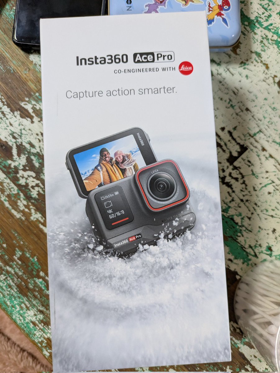 Latte818's tweet image. 買ってもらった
もう、今年はプレゼント貰えないけど
輪針にカメラ。めちゃくちゃありがたい
ありがとう旦那さん

 #Insta360
 #AcePro