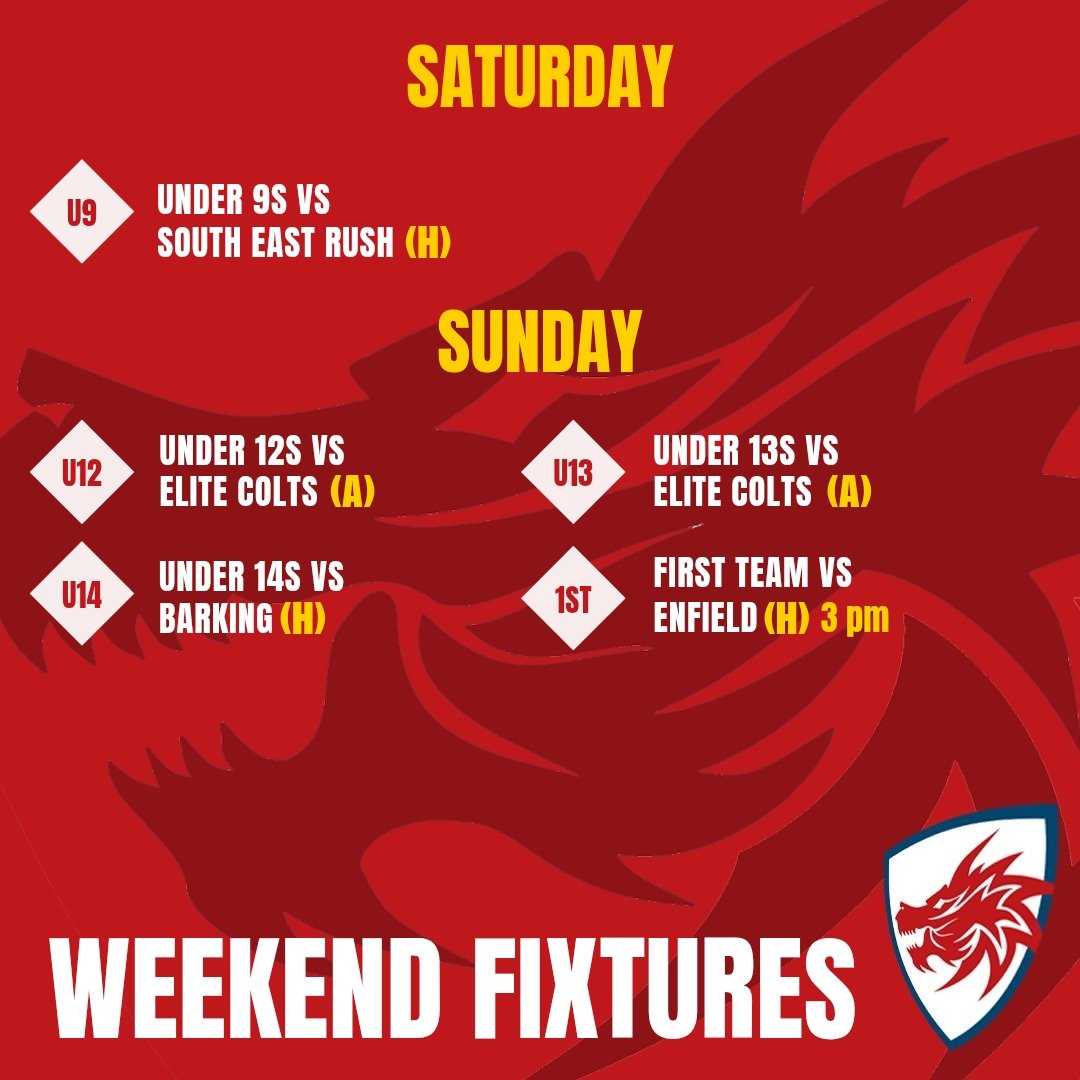 Good luck to our teams playingvthis weekend 🌟⚽️🌟

#afcleyton #afcleytonclub #leytonplaystrong