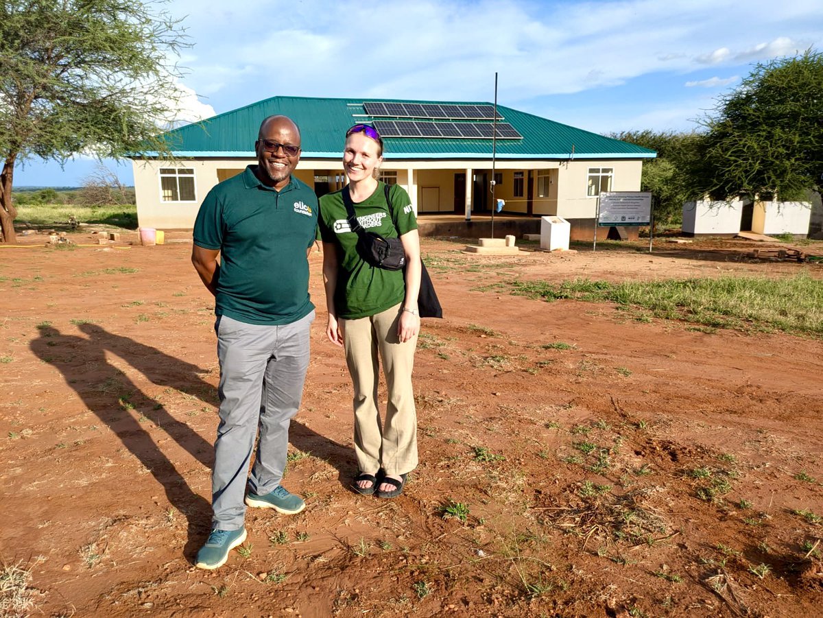 ElicoFoundation's tweet photo. Honored to host Ida Fuchs & Ingrid Schulstad as they visited one of our solar-powered dispensaries through #KijanishaAfya. Clean energy is transforming healthcare, ensuring reliable power for better services! 🌱⚡
#SolarHealth #RenewableEnergy #CleanEnergyForAll https://t.co/jw6aUJMAri