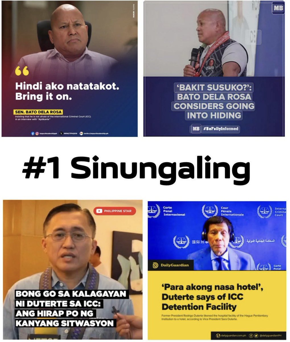 This what I called mga sinungaling. Gumagamit ng paawa effect pero kasinungalingan naman pinagsasabi. Para sa akin these two do not deserve to be reelected as senador kasi ang ipinaglalaban ay hindi kapakanan mg bayan kundi kapakanan ng isang taong may criminal case.