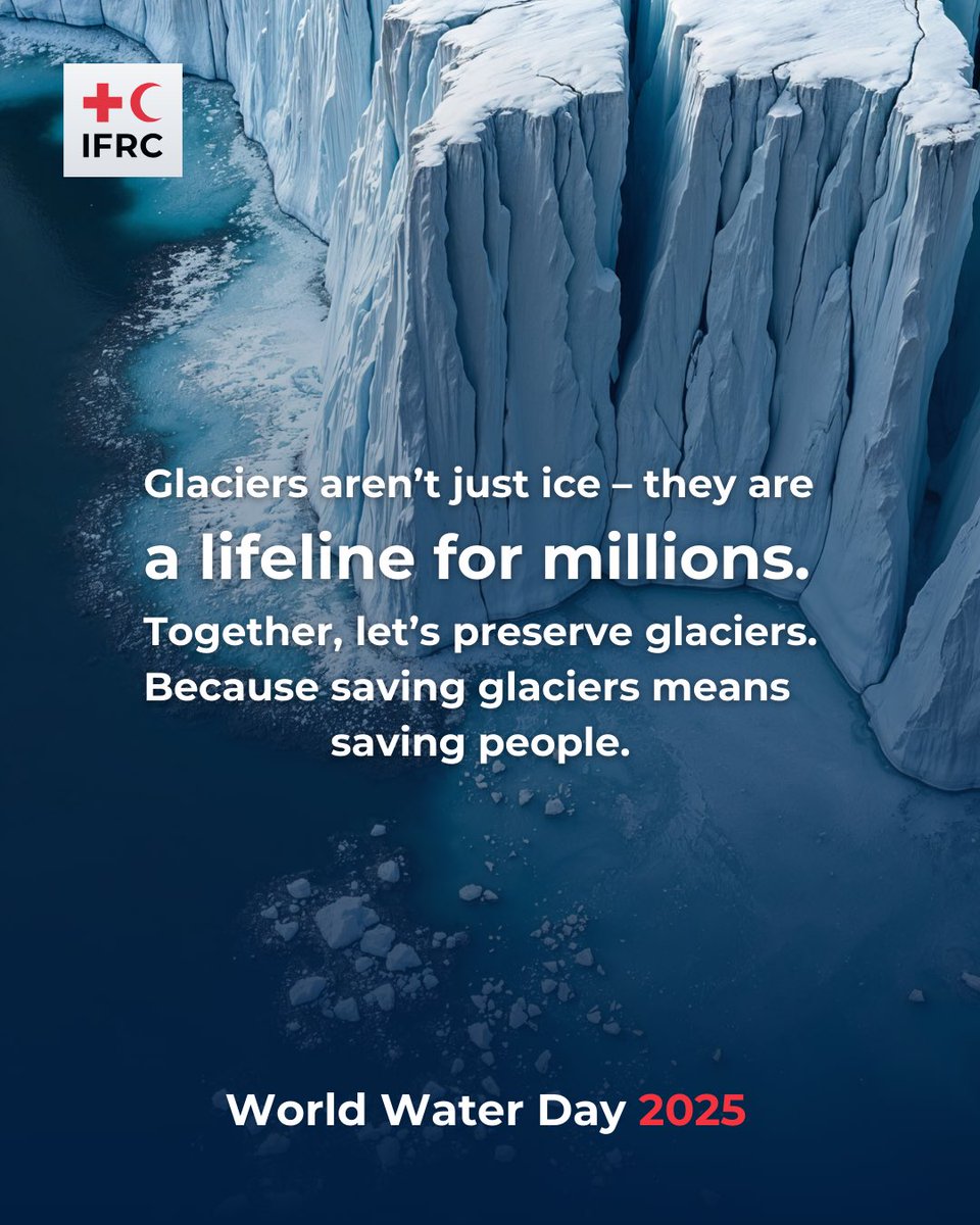 ❓Did you know that 11 billion tons of fresh water have been lost due to glacier melting in the Caucasus since 2000?

Glacier meltdown contributes to water shortages &amp; creates higher disaster risks way beyond mountainous areas.

Saving glaciers means saving people
#WorldWaterDay