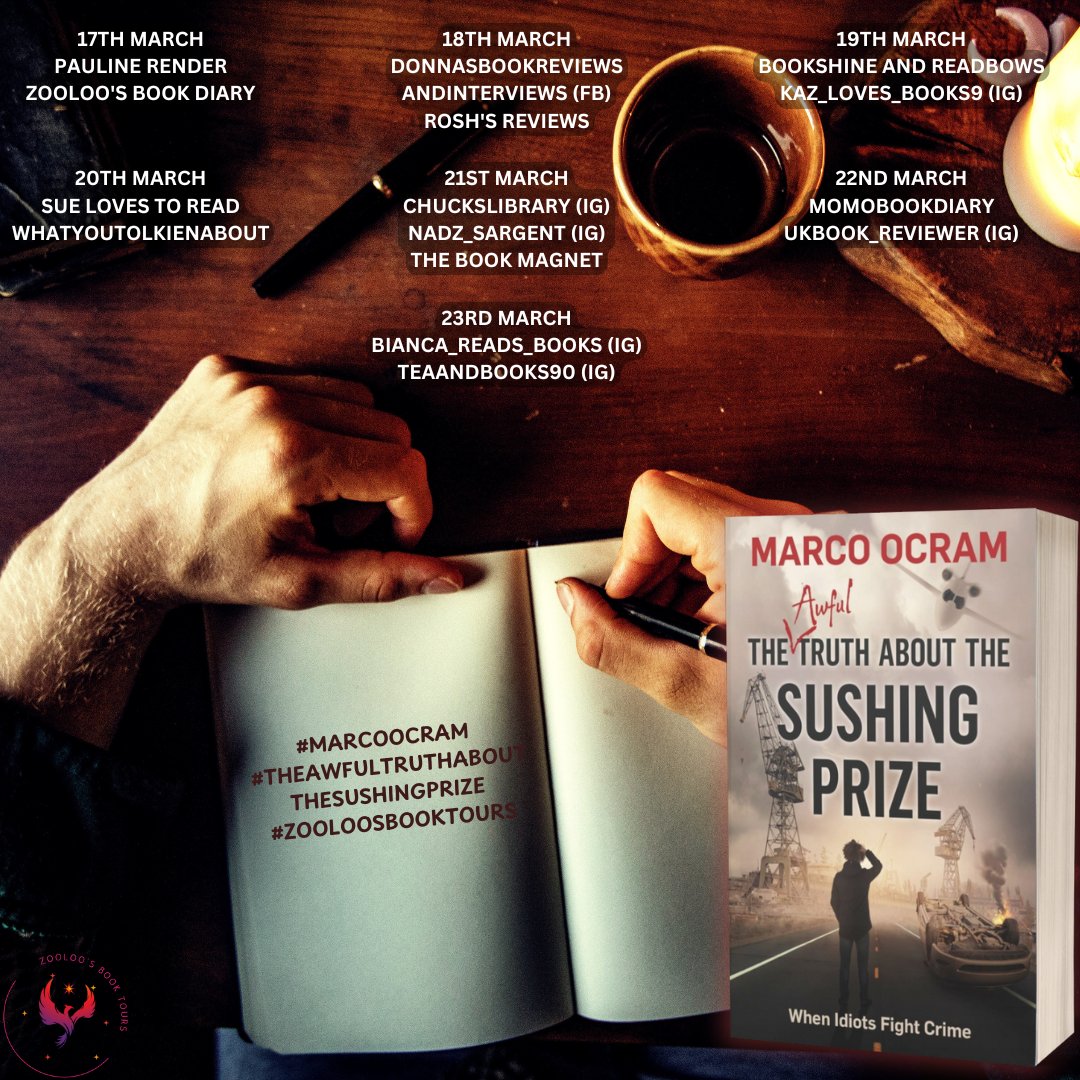 𝕄𝕠𝕄𝕠𝔹𝕠𝕠𝕜𝔻𝕚𝕒𝕣𝕪 📚🐛 (@momobookdiary) on Twitter photo #BookReview for THE AWFUL TRUTH ABOUT THE SUSHING PRIZE by MARCO OCRAM ⭐️⭐️⭐️⭐️
🔗 Read my full review : wp.me/p7Tzwg-3gI
🔖 #theawfultruthaboutthesushingprize #marcroocram #tinyfoxpress #ZooLoosBookTours
🗣️ <a href="/TinyFoxPress/">Tiny Fox Press</a> <a href="/ZooloosBT/">ZooloosBookTours</a> <a href="/denishaughnessy/">denis shaughnessy</a> #BookReview for THE AWFUL TRUTH ABOUT THE SUSHING PRIZE by MARCO OCRAM ⭐️⭐️⭐️⭐️
🔗 Read my full review : wp.me/p7Tzwg-3gI
🔖 #theawfultruthaboutthesushingprize #marcroocram #tinyfoxpress #ZooLoosBookTours
🗣️ <a href="/TinyFoxPress/">Tiny Fox Press</a> <a href="/ZooloosBT/">ZooloosBookTours</a> <a href="/denishaughnessy/">denis shaughnessy</a>