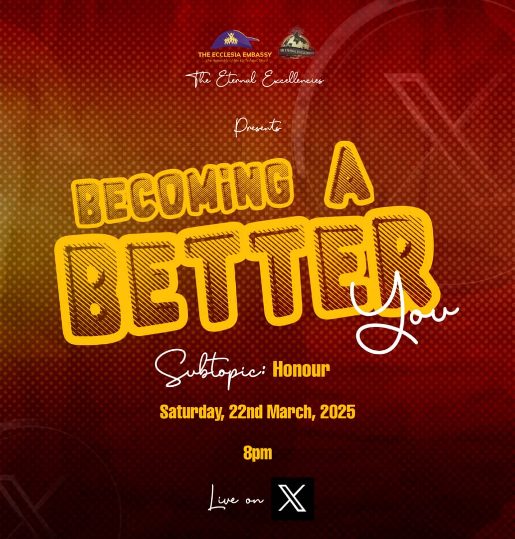 Ecclesia_Youths's tweet photo. As for me and my household,I shall be there.
Talk your own....#SeasonOfInfinity https://t.co/3QsJJSVrNa
