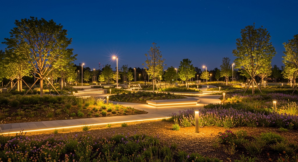 upshinelighting's tweet image. 🌙 Ever wondered how magical parks look at night? 

✨Landscape lighting plays a HUGE role! Discover the art of illuminating our green spaces. 

upshine.com/blog/landscapi…

#landscapelighting #parklighting #ledlightingsolutions #outdoorlighting #nightlight