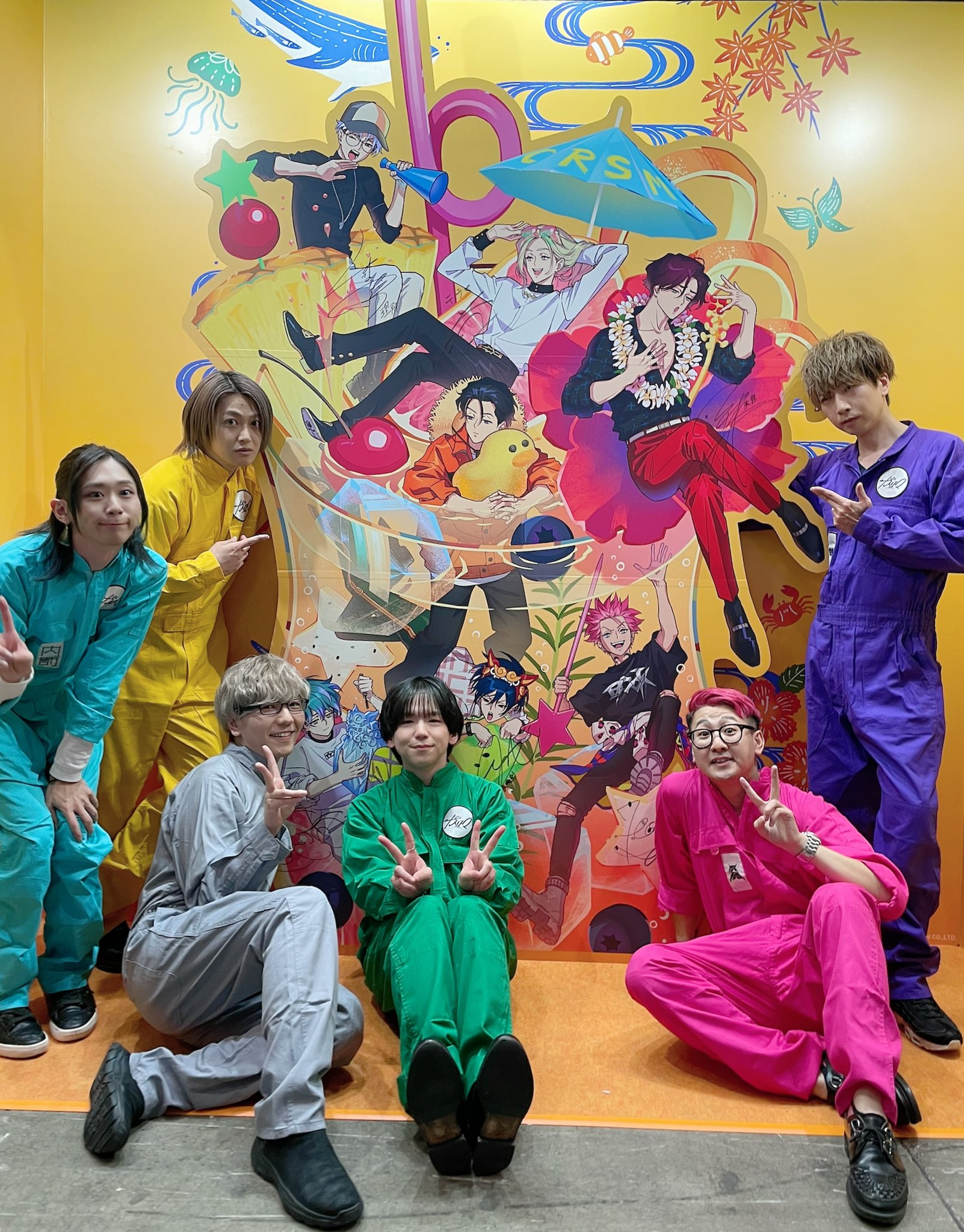 非売品 超声優祭2021直筆サインTシャツ 男湯チャンネル　男性声優出演者サイン 非売品 超声優祭2021直筆サインTシャツ 男湯チャンネル 男性声優