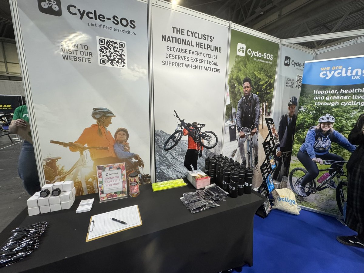 Cycle SOS (@cycle_sos) on Twitter photo The National Cycling Show is OPEN. Come and see us at stand C46 NEC. <a href="/Fletchers_Group/">Fletchers Solicitors</a> <a href="/WeAreCyclingUK/">Cycling UK</a> <a href="/NatCyclingShow/">The National Cycling Show</a> <a href="/natoutdoorexpo/">The National Outdoor Expo</a> The National Cycling Show is OPEN. Come and see us at stand C46 NEC. <a href="/Fletchers_Group/">Fletchers Solicitors</a> <a href="/WeAreCyclingUK/">Cycling UK</a> <a href="/NatCyclingShow/">The National Cycling Show</a> <a href="/natoutdoorexpo/">The National Outdoor Expo</a>