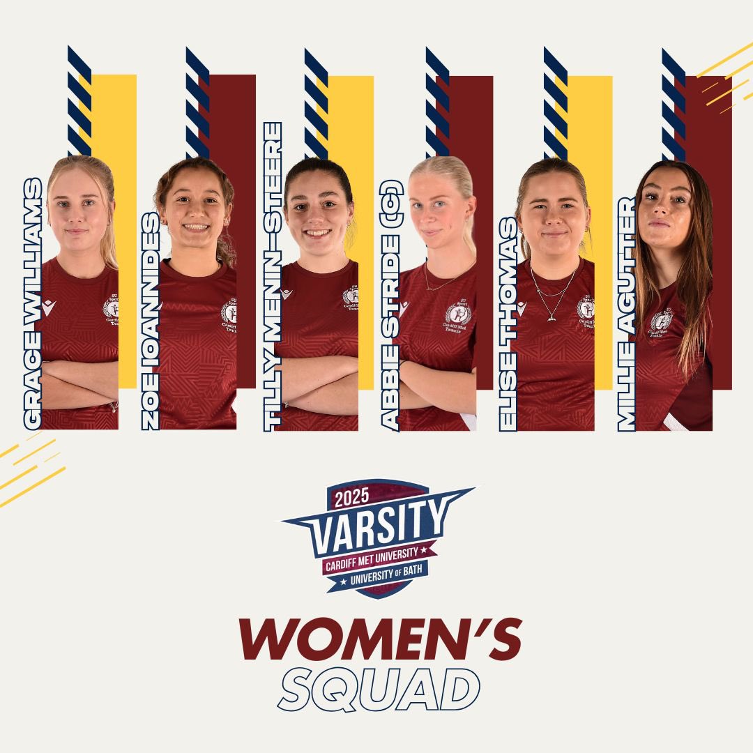 Cardiff Met Tennis (@cmettennis) on Twitter photo Your women’s team for Varsity 2025 🏹🎾
Eich tîm merched ar gyfer Varsity 2025 🏹🎾
<a href="/CMetSUSport/">Cardiff Met SU Sport</a> #ArchersAssemble Your women’s team for Varsity 2025 🏹🎾
Eich tîm merched ar gyfer Varsity 2025 🏹🎾
<a href="/CMetSUSport/">Cardiff Met SU Sport</a> #ArchersAssemble