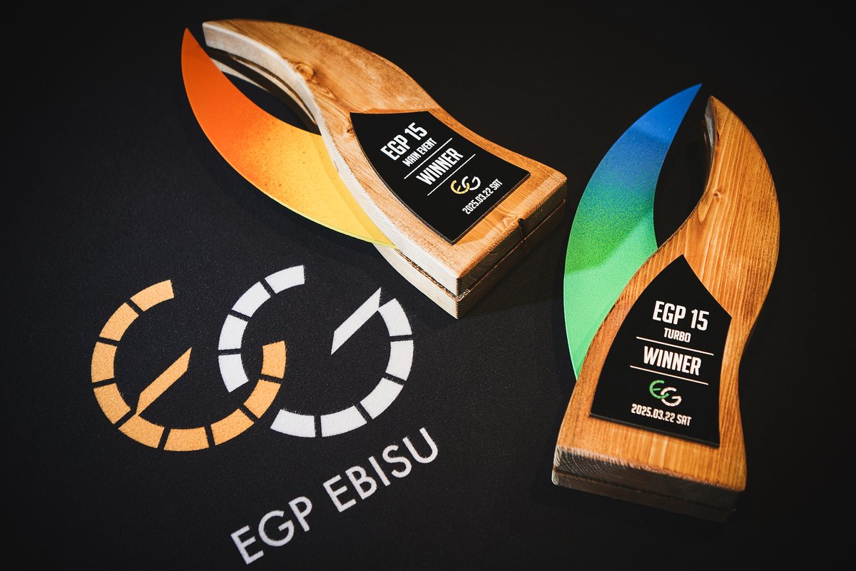 EGPOKER_LIVE's tweet image. 【#EGPOKER VOL.15】
今回の超カッコいいトロフィィィィｌ！
（今回も @CarseOne 謹製です ありがとうございます）