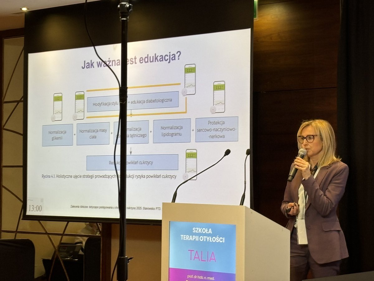 Zdrowieiedukac1's tweet photo. Świetny wykład o roli edukacyjnej ale też wprost leczniczej nowoczesnego systemu monitorowania glikemii w leczeniu pacjentów chorych na otyłość. Wzrost samoświadomości, spersonalizowana samoedukacja poprawia wyniki terapii! #freestylelibre #kontrolaglikemii https://t.co/g0aTQ9ejWj