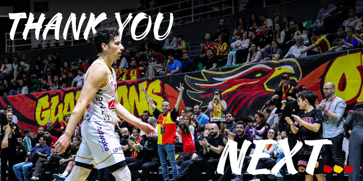 GoztepeBSKT's tweet photo. "Thank you, Next..." 😎

6'lı final grubu 🤝

#GöztepeBasketbol 🐦‍🔥 https://t.co/dVRmsNmHfg