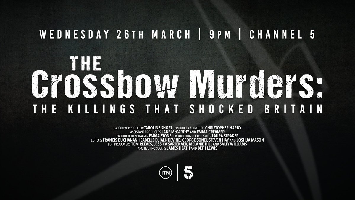 I’ve recently been back at ITN Productions helping to make a documentary about the harrowing deaths of Carol, Hannah and Louise Hunt. It’s on Channel 5 this Weds.