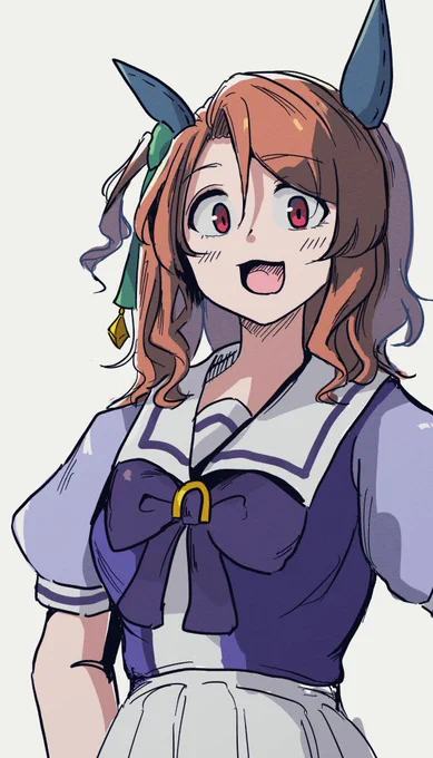「隣にいたからこそ贈れる言葉だってあるでしょう?エールを捧げるならキングに相応しい言葉でね」#キングヘイロー 