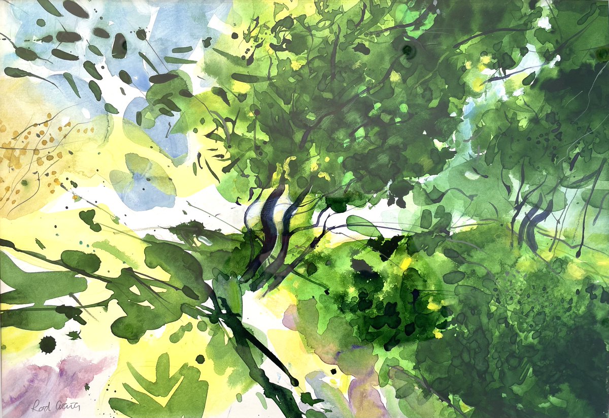 This watercolour is part of the @oxfordartsociety members exhibition which opens today at St John’s College. The organisers have created a stunning show as always. Many thanks to them for their hard work. #artistinwoodstock #oxfordartsociety