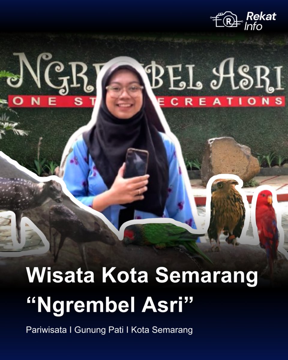 rekatinfo's tweet photo. Butuh tempat buat refreshing seru di Semarang? Ngrembel Asri bisa jadi pilihannya! Suasananya sejuk, terdapat beragam jenis hewan, dan banyak spot foto kece bikin tempat ini cocok buat liburan bareng keluarga atau teman. Yuk, intip keseruannya di Rekat Info! 😉

 #rekatinfo https://t.co/B09Uiru4pA