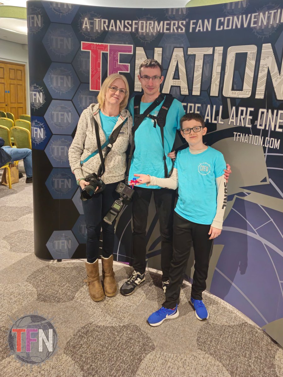 tfnationltd's tweet photo. Dean & Helen will be joining us again today on photography duties! Be sure to say hello - if they don't spot you first! :)
#TFNation #Transformers #TFNMinicon #Manchester https://t.co/hkzMPC4biM