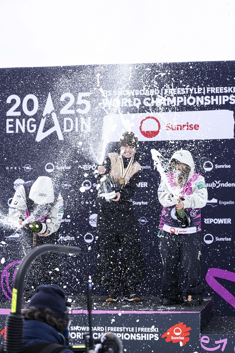 世界選手権スロープ3位でした🙂‍↕️ 世界選手権は何回か経験があった