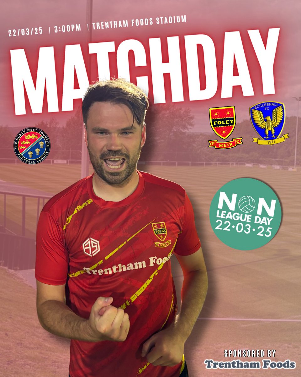 foley_fc's tweet photo. IT'S MATCHDAY! β½π₯
Foley are back in action as we take on Eccleshall in a huge home clash!
π Trentham Foods Stadium
β° Kickoff: 3:00 PM π
Get down to the ground and get behind the lads as we battle for another big three points! πͺπ΄β«
#FoleyMeir #Matchday #UpTheFoley #NonLeagueFootball #NonLeagueDay
