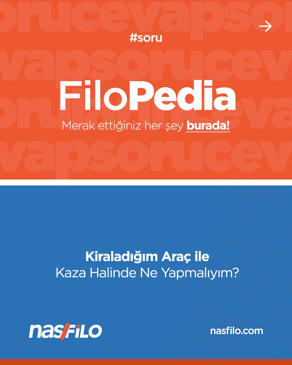 Kiraladığım araç ile kaza halinde ne yapmalıyım? 🚗
Nas Filo, kaza anındaki tüm süreci kolaylaştıran destek hizmetleriyle yanınızda. ✨
Detaylı bilgi ve adımlar için Filopedia içeriğimize göz atın!

🌐 nasfilo.com

#NasFilo #FiloKiralama #Prestij #İşDünyası