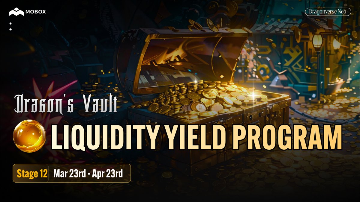 MOBOX_Official's tweet photo. MOBOX is launching the next stage of our Liquidity Yield Program tomorrow.

📅 March 23 - April 23
🔗 Join: https://t.co/FiM8EL3FDd

📖 Full details: https://t.co/UF9SL4AGYR

Same mechanics, fresh opportunities. Jump in and boost your earnings now!

#MOBOX #LiquidityYield https://t.co/6B3IxpBCOC