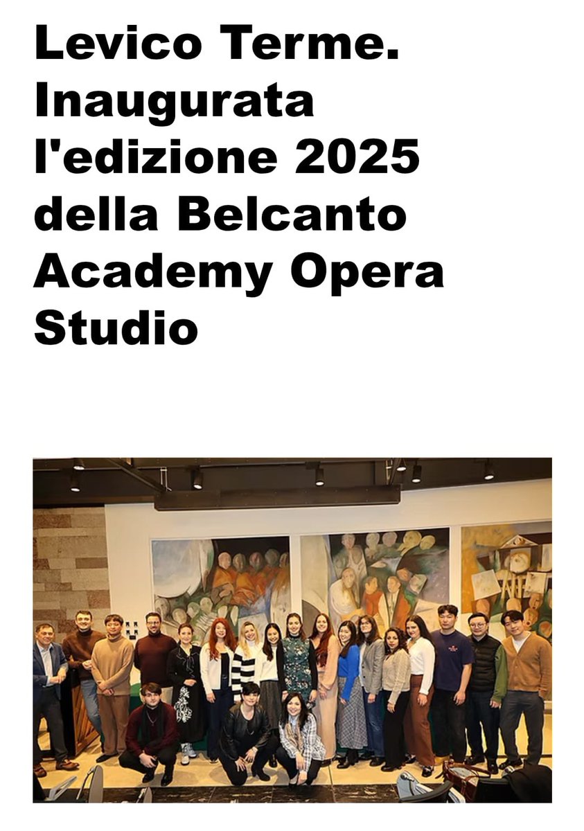 soprano_akane's tweet photo. Belcanto Academy (Trentino) の2025年受講生に選んでいただき、Levico TermeとTrentoで第1ステージを終えました✨

毎日朝から晩までレッスン漬けの5日間。2枚目はMarco Vinco先生とのレッスン写真です。第2ステージ以降も自分の糧になるよう沢山吸収してきます！！ https://t.co/NFXy7ktXEv