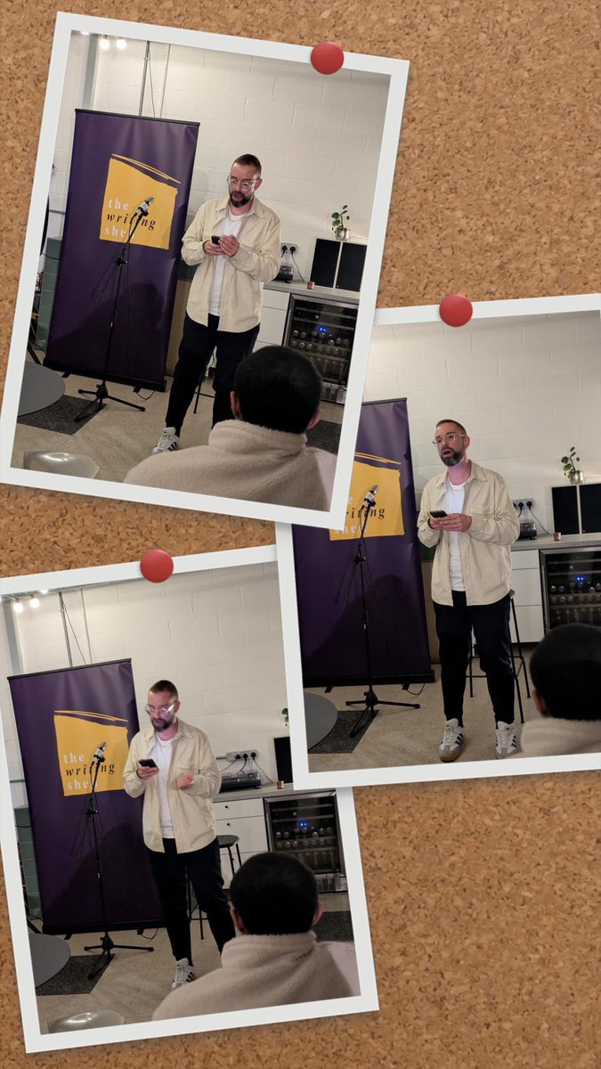 Great time reading at The Writing Shed this week 🎙️ thanks for the warm vibes