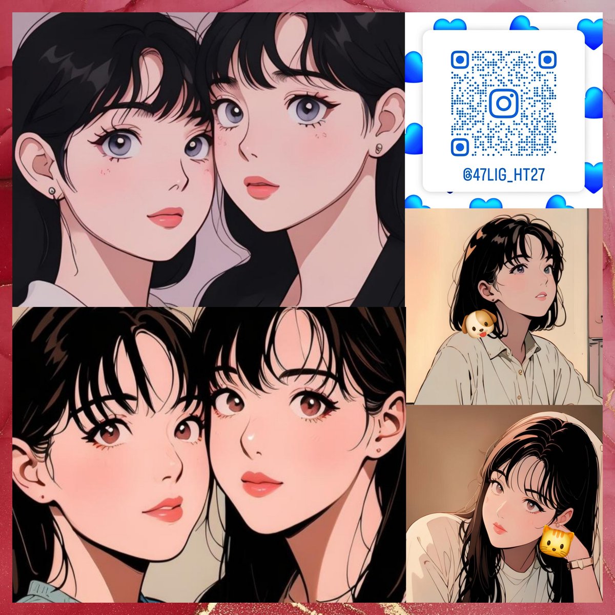47lig_ht27's tweet photo. 💚오늘의 그림💚
#희람가인 느좋 커플👩🏻‍❤️‍💋‍👩🏻
얼굴합 너무 미쳤다(positive)😍
🐱🩷🐶

🎨 https://t.co/kJ5KSMGZSp…

🖌그림🖼 https://t.co/Cenz1mBNDy

#오늘부터여자친구 #오여친 #레드큐 #REDQ #girlfriendprojectday1 
#젤드 #백합 
#팬아트 #그림쟁이 #소통환영
#그림러_𝕏친소 https://t.co/aXHNB48QCC