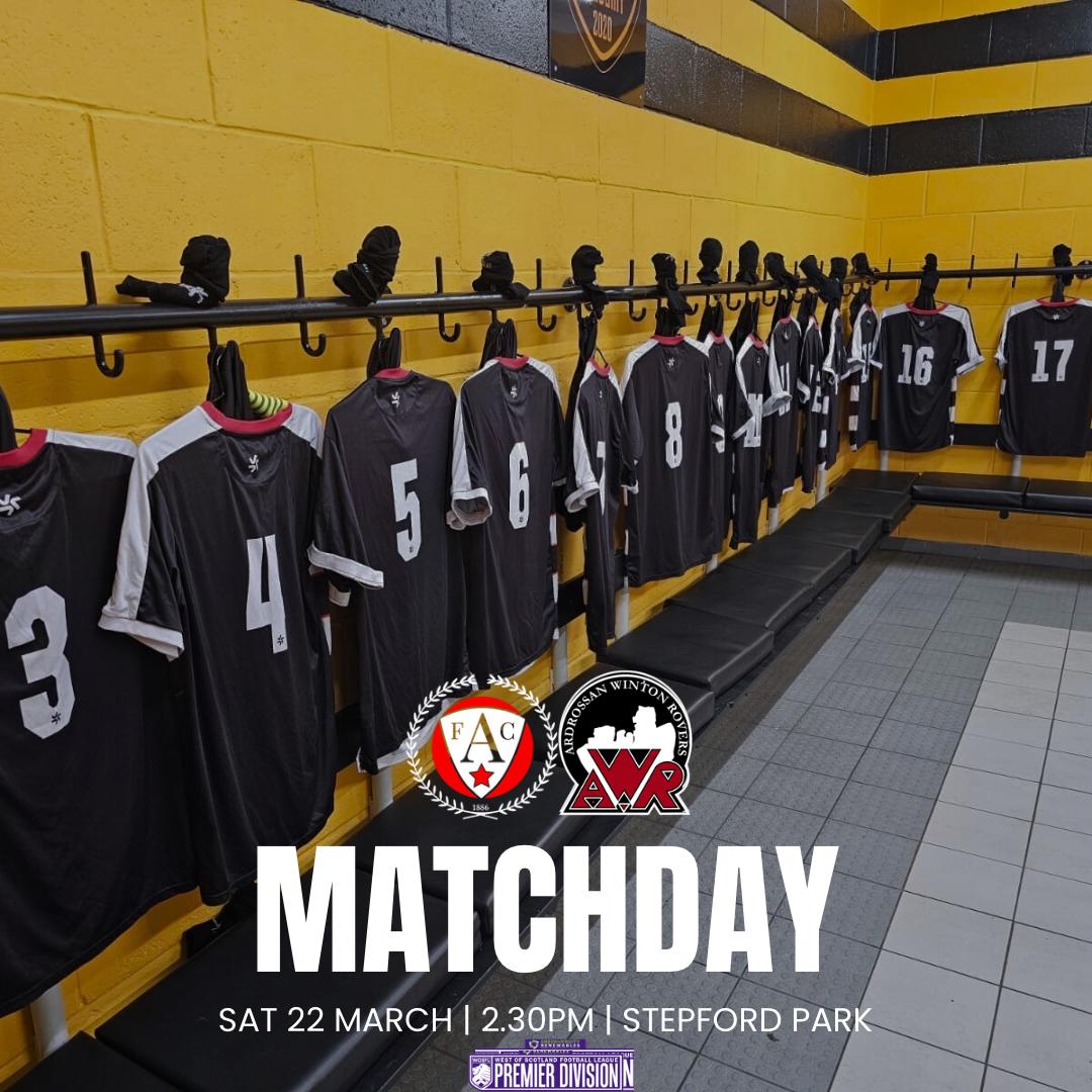 Match Day ! <a href="/OurAshfield/">Ashfield FC</a> v <a href="/Winton_Rovers/">Ardrossan Winton Rovers</a>