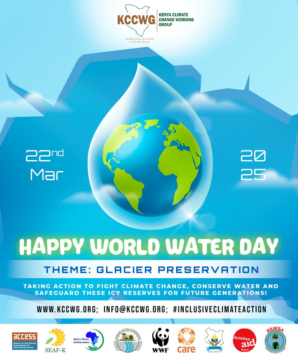 Our future depends on safeguarding these vital resources for generations to come for every drop count in protecting our planet and ensuring a sustainable future 🌍💧 #GlacierPreservation
<a href="/KCCWG/">The Kenya Climate Change Working Group</a> <a href="/WWF_Kenya/">WWF-Kenya</a> <a href="/Africa_WaterAmb/">Africa Water Ambassadors</a> <a href="/SEAAKenya/">Sustainable Energy Access Association Kenya</a> <a href="/CareIntern/">Care International</a> 

#comradeinconservation