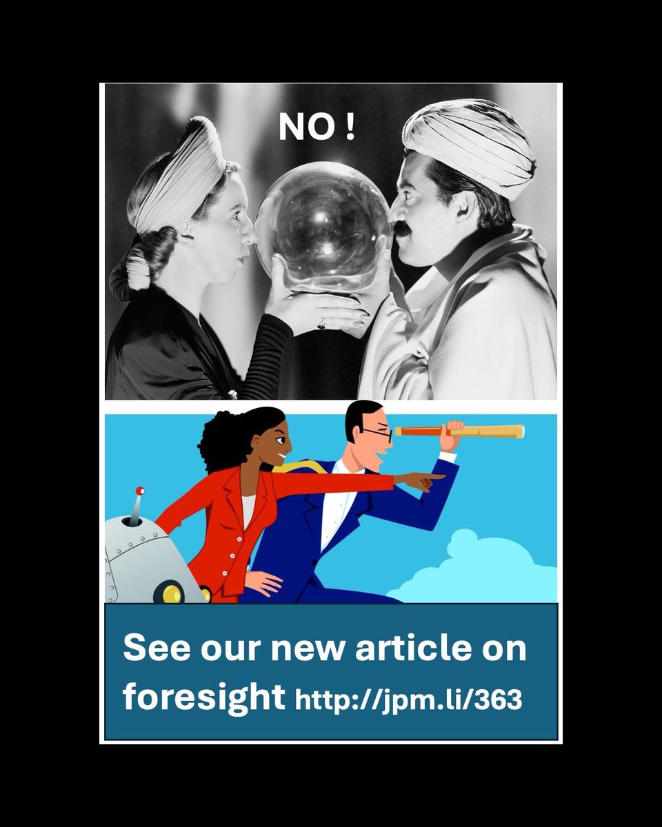 Just published a new article on individual foresight in the international journal forecasting. jpm.li/363
