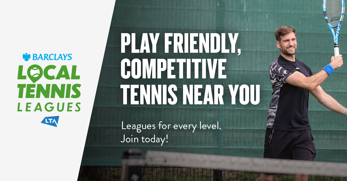 Introducing Barclays Local Tennis Leagues. A place to meet other players, play with a competitive edge and enjoy being in the parks! Find out more about the league here lta.org.uk/compete/adult/…
#LocalTennisLeagues #PlayYourWay #tennis