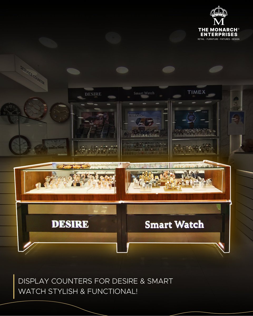murtazatin1's tweet image. From Legacy to Luxury — A New Look for Sapna Watch!

#WatchDisplay #WatchStoreDesign #WatchShowroom #SimpleDesign #LuxuryWatchShowroom  #interiordesigner #Retailstore #Mumbai #Ahmedabad #Surat #Pune #Chennai #RT #BTRTG 

click: bit.ly/TheMonarchEnte…