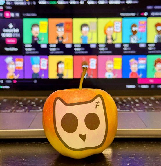 OwlsLabs's tweet photo. GmGn Fam. 

🍎 is so hooot. Congrats to @srpeters https://t.co/3HaadOoWBZ