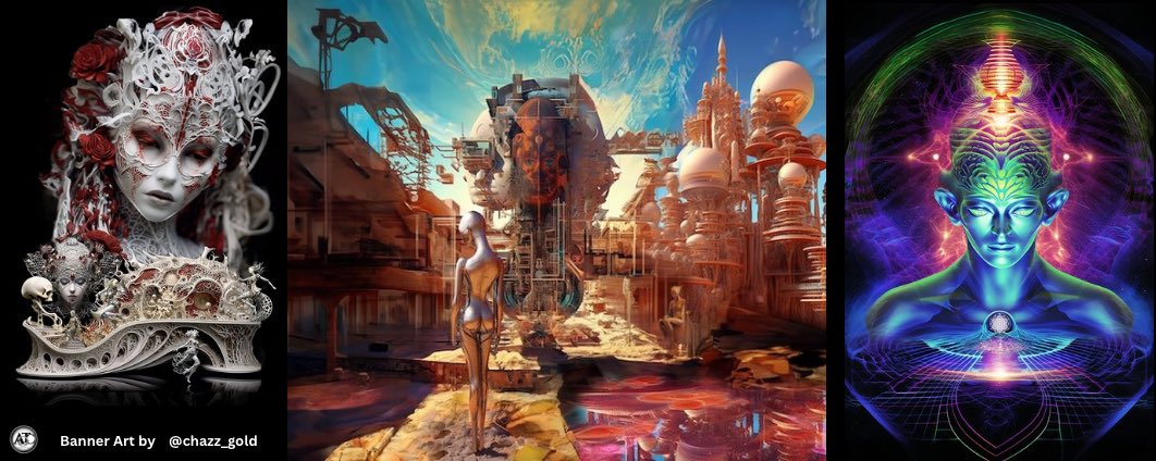 ⭐️ Congratulations to our Featured Artist of the Week  <a href="/chazz_gold/">chazzgold.eth</a>  Thank you for being part of #ArtistsOnTheChain community &amp; the inspiration🙏🏻 Show some love to Chazz ❤️⬇️