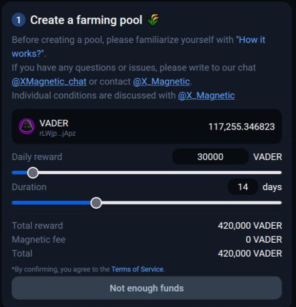 Skipper | XRPL (@skipper_xrp) on Twitter photo 🚨No Fees, No Limits: New Farming Tool Puts You in Control.
<a href="/MagneticXRPL/">Magnetic X</a> has just dropped a game-changing update that’s about to revolutionize the way you farm tokens!
Take advantage of this update: xmagnetic.org/farming?networ…
Here's how👇 🚨No Fees, No Limits: New Farming Tool Puts You in Control.
<a href="/MagneticXRPL/">Magnetic X</a> has just dropped a game-changing update that’s about to revolutionize the way you farm tokens!
Take advantage of this update: xmagnetic.org/farming?networ…
Here's how👇