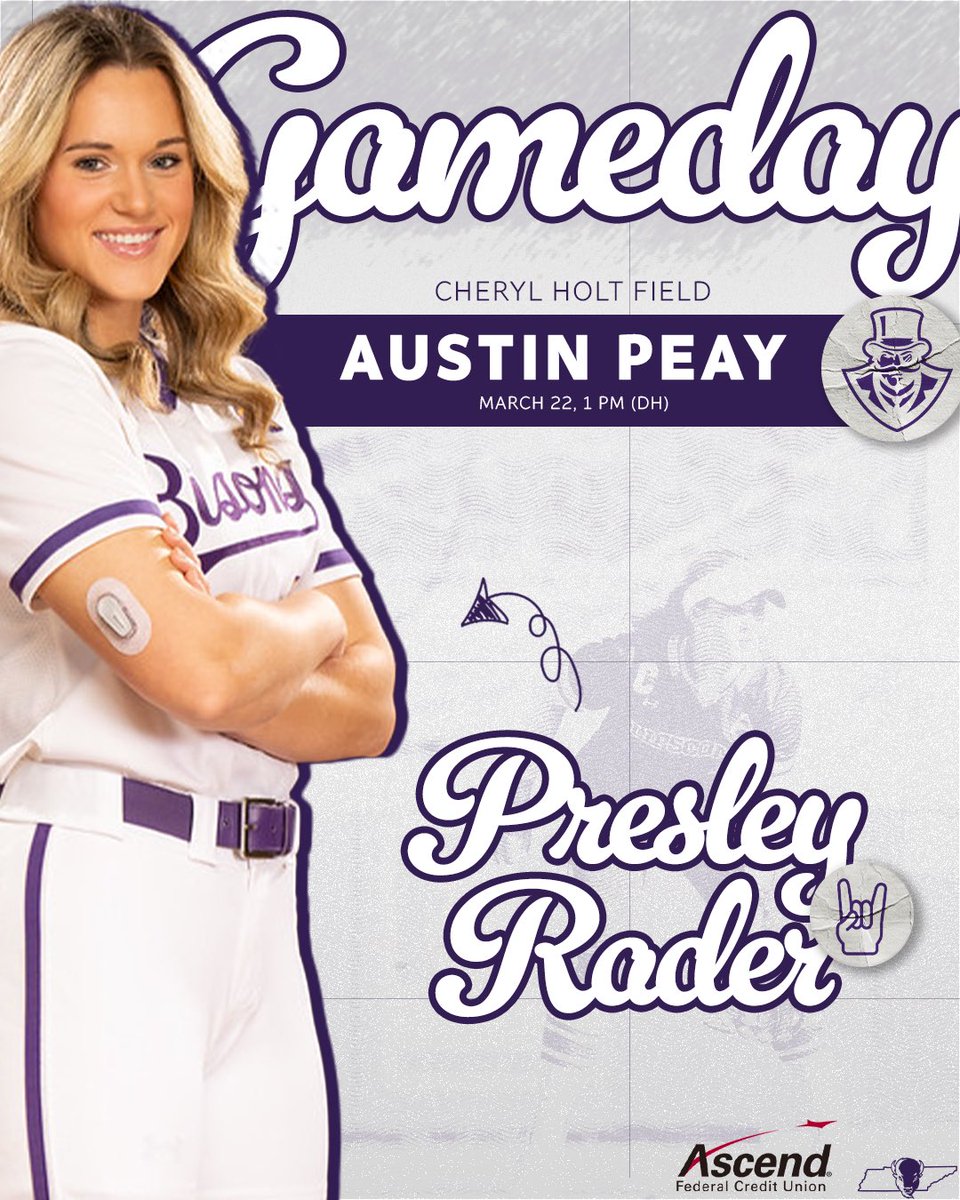 Lipscomb Softball (@lipscombsb) on Twitter photo ๐๐ช๐ถ๐ฎ๐ญ๐ช๐
๐ Austin Peay
๐ Clarksville, TN
โฐ 1 PM (DH)
๐๏ธ Cheryl Holt Field
๐ G1: stats.statbroadcast.com/broadcast/?id=โฆ
๐ G2: stats.statbroadcast.com/broadcast/?id=โฆ
๐บ G1: espn.com/espnplus/playeโฆ
๐บ G2: espn.com/espnplus/playeโฆ
#IntoTheStorm โ๏ธ | #HornsUp ๐ค ๐๐ช๐ถ๐ฎ๐ญ๐ช๐
๐ Austin Peay
๐ Clarksville, TN
โฐ 1 PM (DH)
๐๏ธ Cheryl Holt Field
๐ G1: stats.statbroadcast.com/broadcast/?id=โฆ
๐ G2: stats.statbroadcast.com/broadcast/?id=โฆ
๐บ G1: espn.com/espnplus/playeโฆ
๐บ G2: espn.com/espnplus/playeโฆ
#IntoTheStorm โ๏ธ | #HornsUp ๐ค