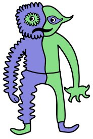「Am I obsessed with purple clown characte」|熱湯のイラスト