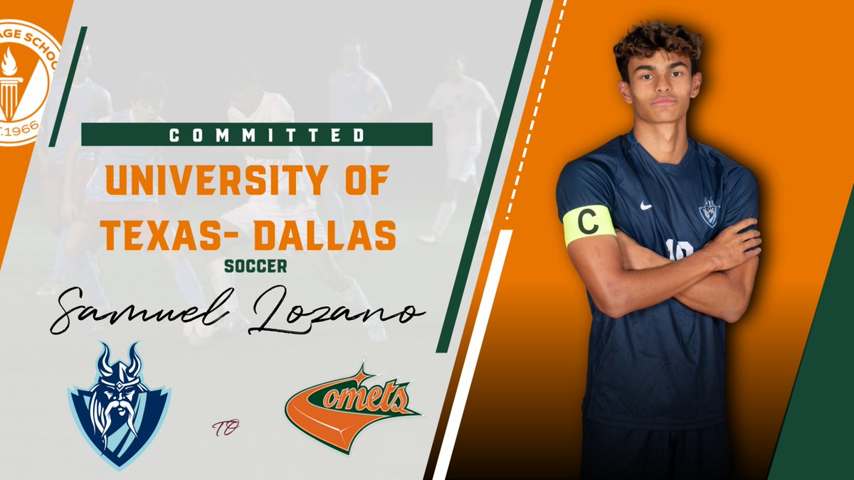 Villageteams's tweet image. Congrats to @VillageVikings Boys Soccer Student-Athlete Samuel Lozano on committing to play for @UTDMensSoccer ‼️
#VillageFC
#weareVILLAGE